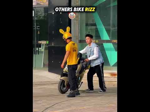 OTHER BIKERS RIZZ VS LAST ONE 💀 #edit #trending #trollface #troll #skulltroi #skulledit