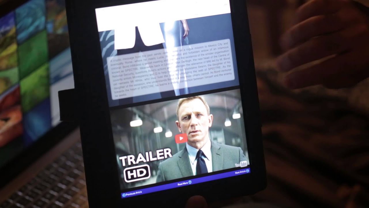 Interactive magazine for the iPad