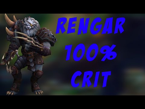 LEAGUE OF ASSASSINS! 100% CRIT RENGAR!