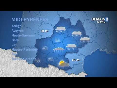 Météo du 16 janvier 2018 en Occitanie : un temps pluvieux et maussade