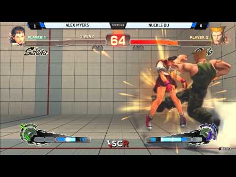 SSF4AE Alex Myers vs Nuckle Du - Socal Regionals 2014 Day 1