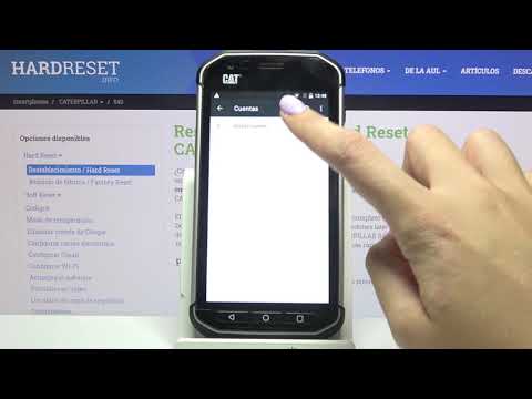 How to activate and remove Google account on Caterpillar S40 - login