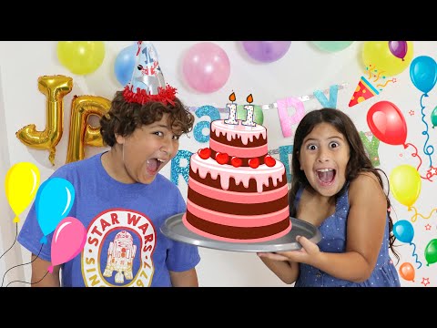 Maria Clara faz uma surpresa para o aniversário do JP - Maria Clara surprises JP's birthday