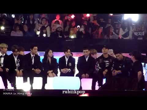 171201 MAMA - 엑소 EXO, Soyu, Jung Sewoon, Vernon, Jooheon react to Heize + Bolbbalgan4 볼빨간사춘기