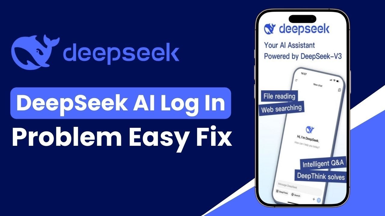 DeepSeek | DeepSeek AI Login Problem Easy Fix
