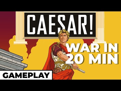 A New Favorite Two Player Game - Caesar! : Seize Rome in 20min