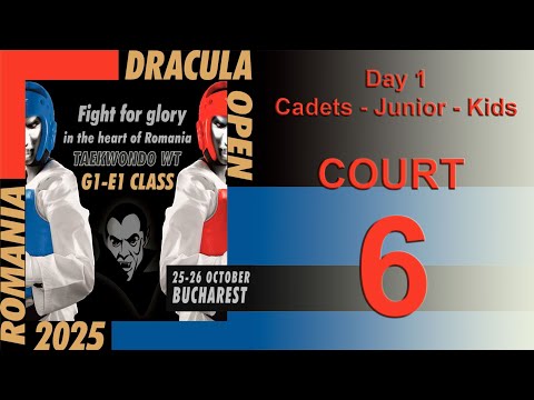 Court 6 - Junior/Cadets/Kids - Dracula Open 2025