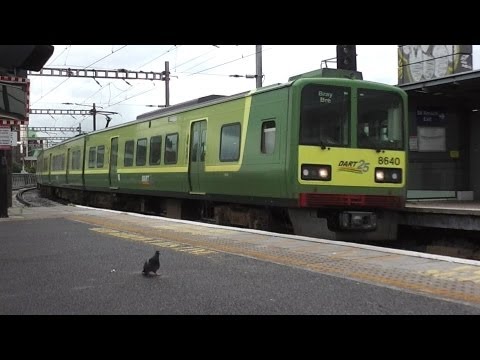 8520 Class Dart Train number 8640 - Tara Street Station Dublin