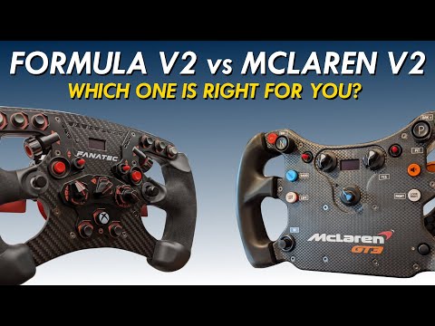 Fanatec McLaren GT3 V2 or Formula V2 - Helping You Decide Which Wheel Is the One for You