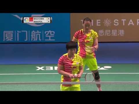 XIAMENAIR Australian Badminton Open 2016 | F M1-WD | Bao/Chen vs Mah/Pol