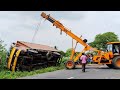 Crane lifting truck | Crane lifting | truck videos | Come from village