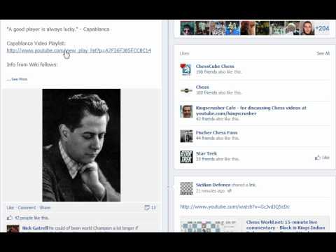 Chess World.net: Capablanca Quotation - "A good player is always lucky" (Chessworld.net)