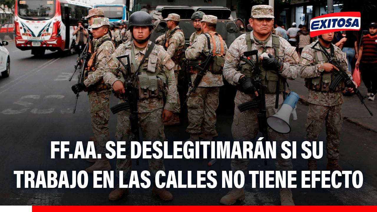 🔴🔵FF.AA. perderán legitimidad si realiza el mismo trabajo que no ha funcionado, según Zevallos