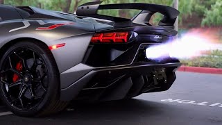 Lamborghini Aventador SVJ Gintani exhaust ULTIMATE sound. HEADPHONE USERS BEWARE!!! PURE SOUND!!