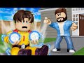 Dad Disowned Him For Being A SuperHero A Roblox Movie