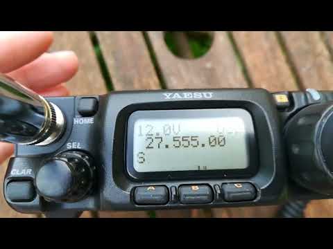 Yaesu FT-817-ND  on the triple five.