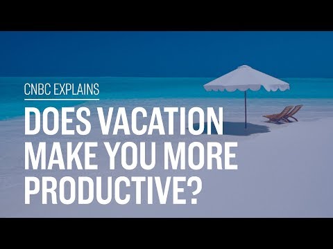 休暇は生産性を高める？| CNBCが解説します