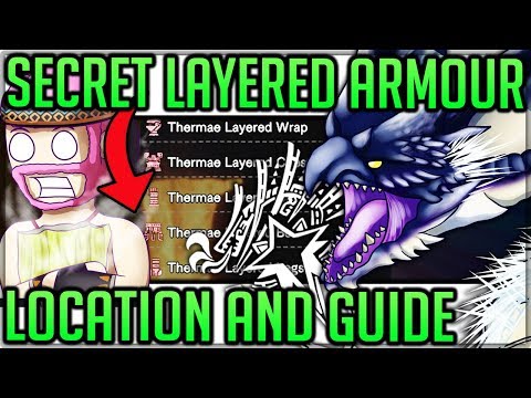 How to Get the Best Layered Armor in Iceborne - Secret Thermae - Monster Hunter World Iceborne! #mhw