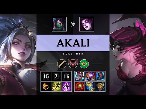 Akali Mid vs Morgana - BR Grandmaster Patch 25.18