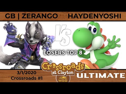 Crossroads #1: GB | Zerango (Wolf) vs HaydenYoshi (Yoshi) - Losers Top 8