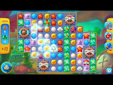 Fishdom 5839 Level - 18 moves - NO BooSTERS