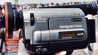 I took a #hi8 camcorder to World Fest 2023 #y2kaesthetics #retrocamera