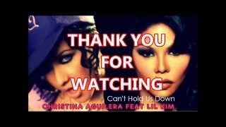 Christina Aguilera feat Lil&#39; Kim &quot;Can&#39;t Hold Us Down&quot; (With Lyrics)