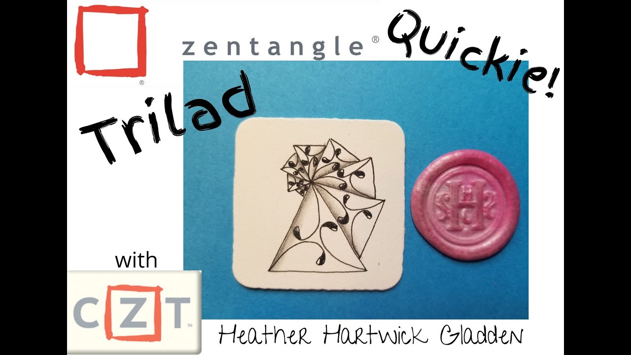 Trilad | Zentangle® Quickie