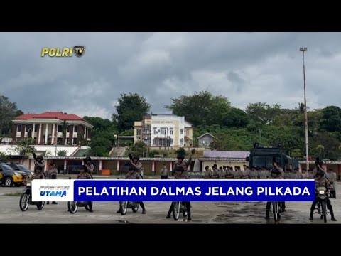 JELANG PILKADA POLRES TANA PASER GELAR PELATIHAN DALMAS