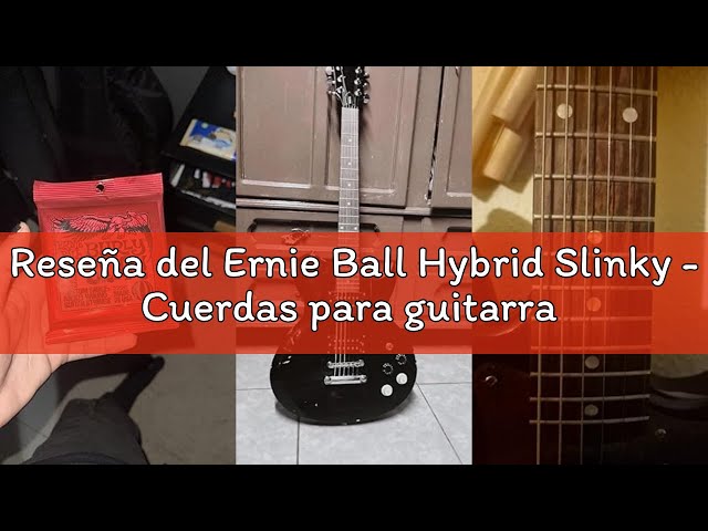 Vídeo relacionado con Ernie Ball Regular Slinky - Cuerdas para guitarra eléctrica de 7 cuerdas, entorchado de níquel, calibre 10-56