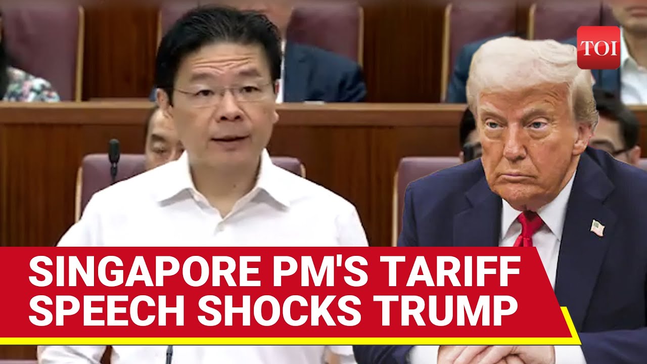 Singapore PM Wong ROARS At Trump Tariffs, Shockwaves In U.S. & Europe ; 'Not Scared Of...'