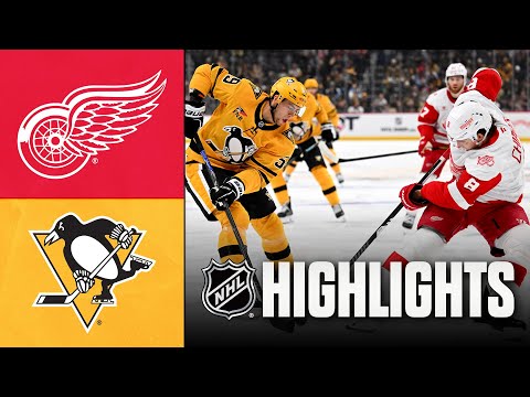 Red Wings vs. Penguins | NHL Highlights | January 01, 2026