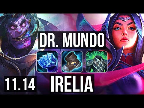 DR. MUNDO vs IRELIA (TOP) | Rank 2 Mundo, 5/1/3 | BR Challenger | v11.14