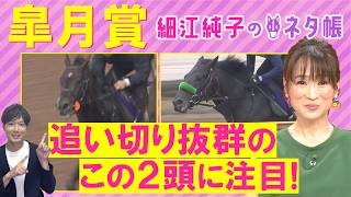 【１７週連続注目馬が激走中！】「おもしろみがあるアナ馬は…」ロブチェン、カヴァレリッツォ、グリーンエナジー・・・皐月賞(ＧⅠ)を元ジョッキーの細江さんが徹底解説！＜細江純子のネタ帳＞
