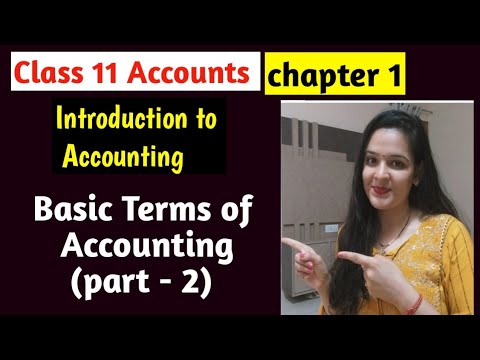 Basic Accounting Terms Explained | Part 2 | Class 11 Accounts | Learn with Shaifali