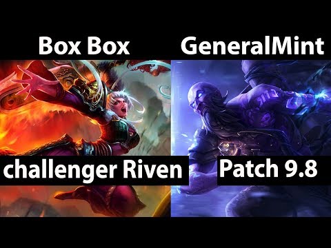 [ Box Box ] Riven vs Ryze [ GeneralMint ] Top  - PROMOTED TO MASTER - Patch 9.8