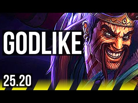 DRAVEN & Alistar vs JHIN & Pantheon (ADC) | 15/2/9, Godlike | NA Grandmaster | 25.20