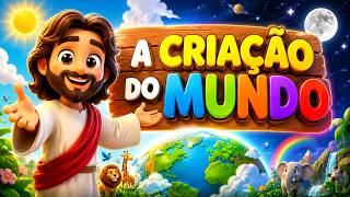DEUS FEZ O MUNDO TÃO LINDO! 1 Hora de Louvores Gospel Infantis