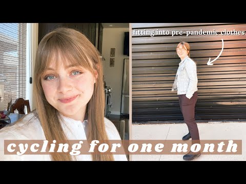 HOW TO LOOSE WEIGHT WITH CYCLING + ONE MONTH RESULTS | getting results in my weight loss journey