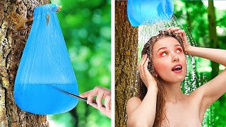 GIRLS OUTDOORS! GENIUS HACKS THAT CAN SOLVE YOUR PROBLEMS ANYWHERE