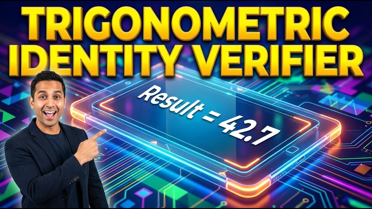 Trigonometric Identity Verifier Interactive Calculator