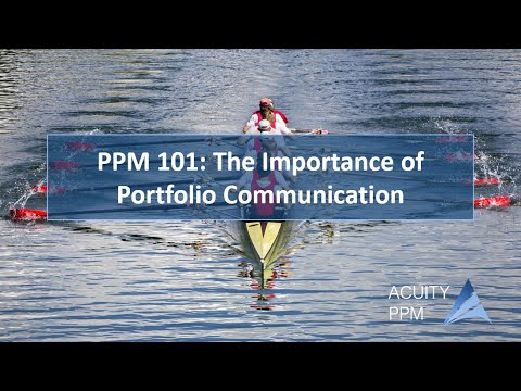 PPM 101: Portfolio Communication