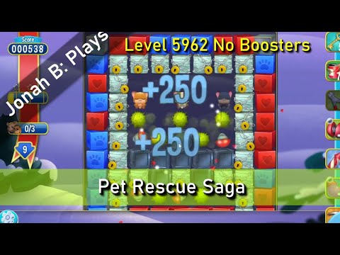 Pet Rescue Saga Level 5962 No Boosters