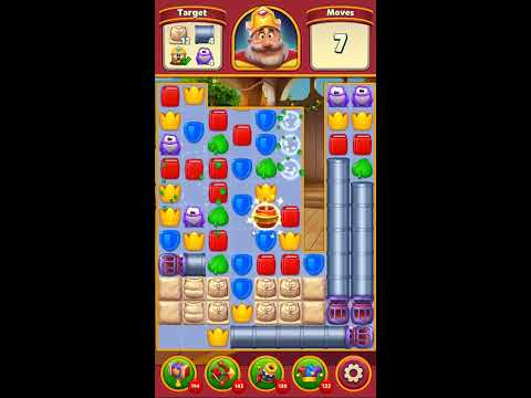 Royal Match Level 3215 - NO BOOSTERS GAMEPLAY 👑 | SKILLGAMING ✔️