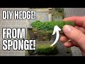 How To Make A Model Hedge From A SIMPLE Pan Scourer