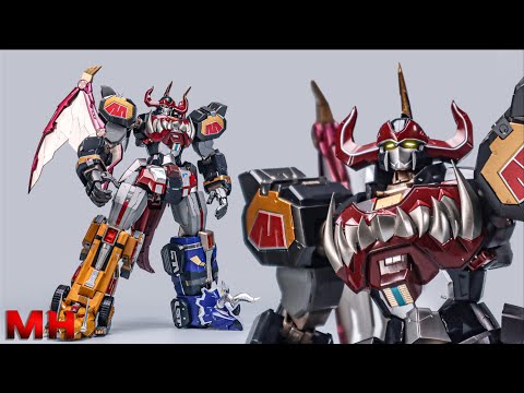 Repaired version！Explosion Model ZL-01 Megazord Flame Toys Mighty Morphin Power Rangers.