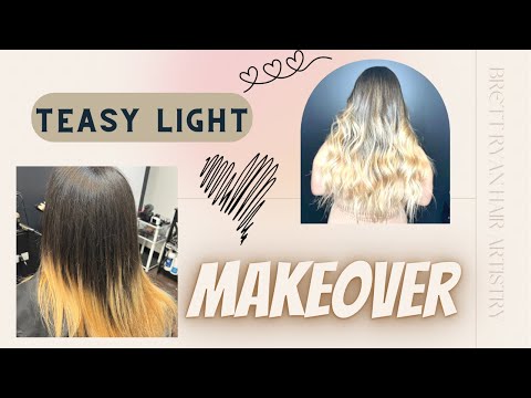 HOW TO USE TEASY LIGHTS INSTEAD OF BALAYAGE!