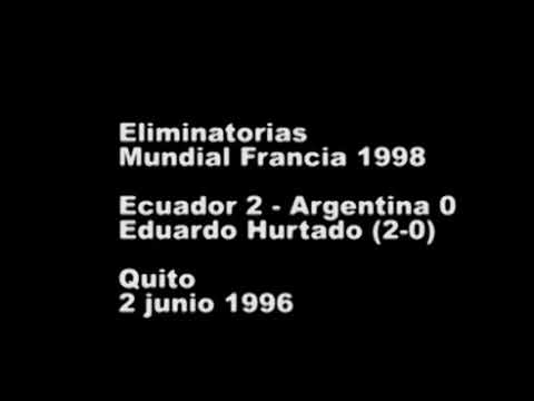 Ecuador 2 Argentina 0 // Eliminatorias 1996