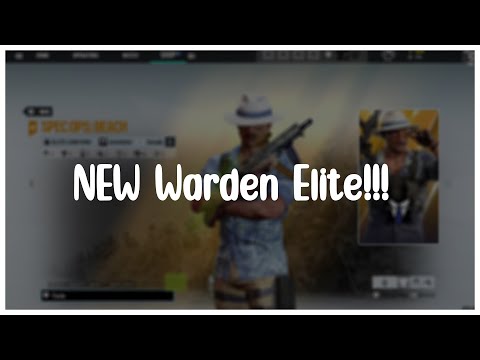 NEW Warden Elite Showcase! (Rainbow Six Siege)