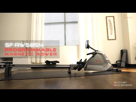 Sunny Health & Fitness SF-RW5854 Programmable Magnetic Rower